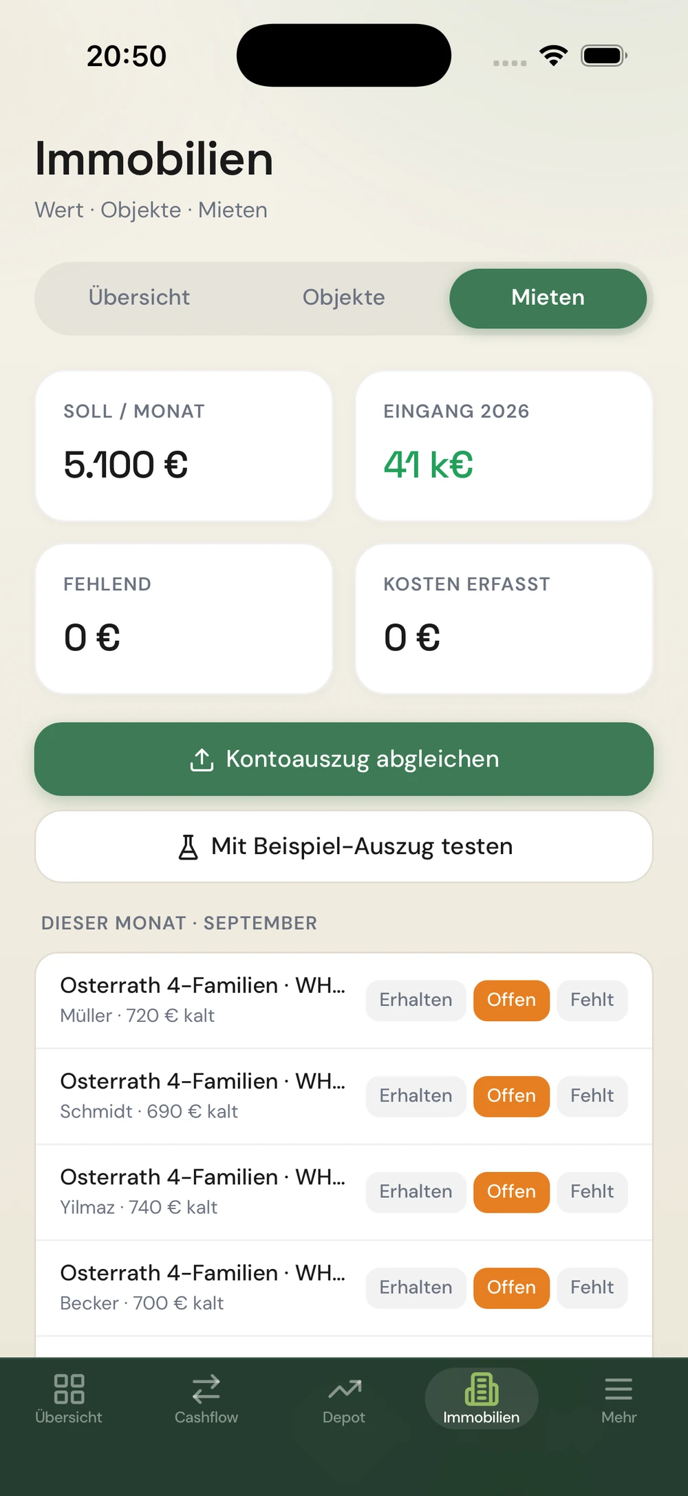 Mieten
